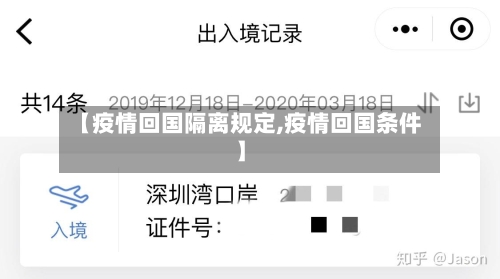 【疫情回国隔离规定,疫情回国条件】